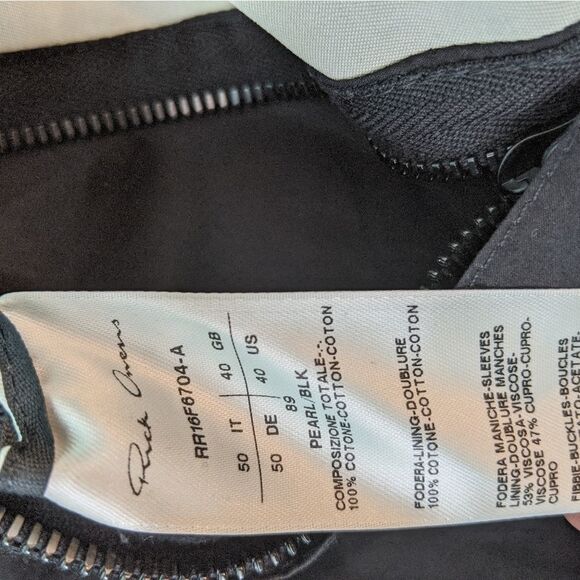 𝅺RICK Owens Runway FW16 Mastodon coat size 40 BNWT - Picture 12 of 12